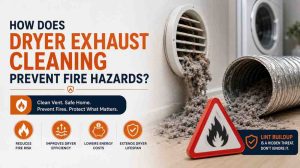 How Does Dryer Exhaust Cleaning Prevent Fire Hazards?